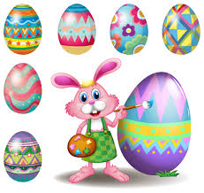 Osterhase vorlage zum ausdrucken und malen muster vorlage ch. Ein Hase Malt Die Eier 434238 Download Kostenlos Vector Clipart Graphics Vektorgrafiken Und Design Vorlagen