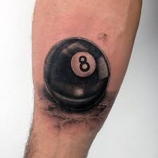 A 1*6 or 6*1 inch tattoo. Top 40 Best 8 Ball Tattoo Designs For Men Billiards Ink Ideas Tattoos With Meaning Custom Tattoo Design Gambling Tattoo