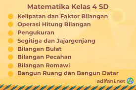 Kelas 4 sd kurikulum 2013 kelas 4 sd tema 7. Materi Lengkap Matematika Kelas 4 Sd Rangkuman Singkat