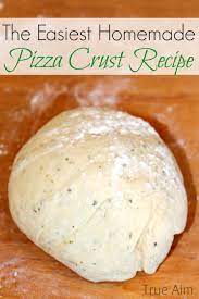 Easy Homemade Pizza Crust Recipe True Aim Recipe Homemade Pizza Crust Easy Easy Homemade Pizza Homemade Pizza