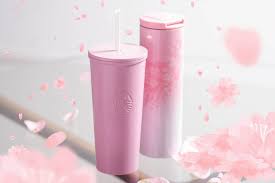 Starbucks Welcomes Spring With Millennial Pink Cherry Blossom Cups Pink Starbucks Cherry Blossom Starbucks