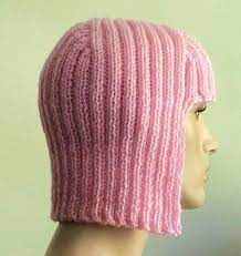 Pink Knitted Wig Knitted Hats Hand Knit Hat Hand Knitting