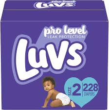 Amazon Com Luvs Ultra Leakguards Disposable Baby Diapers Size 2 228 Count Packaging May Vary Baby