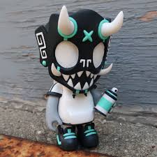 What kind of strange toys does. Puck Little Painter Spearmint Edition By Chris Dokebi X Strangecat Toys Vinyl Pulse