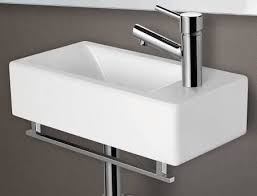 rectangular wall mounted bathroom sink