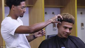 .alli house dele alli son dele alli challenge dele alli mother dele alli fashion dele alli brother dele alli drawing dele alli hairstyle dele alli tattoos dele alli middle finger dele alli hand dele. Dele Alli Gets His Hair Cut Every Week And Admires Sergio Ramos Style Daily Mail Online