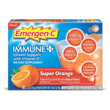 A perfect 1:1 ratio of. Emergen C Immune Dietary Supplement Powder Drink Mix With Vitamin C Super Orange 30ct In 2021 Dietary Supplements Vitamins Immune Vitamins