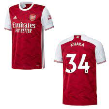 So soll das dritte trikot des fc arsenal in der saison 2021/22 aussehen. Fc Arsenal Trikot Home Herren 2020 2021 Xhaka 34 Sportiger De