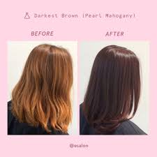 Today i am sharing my honest review of esalon (an online hair salon), and i show you. Esalon On Twitter Our Client Kayla Was Ready For A Change From Her Copper Shade So Her Colorist Crafted A Dark Brunette Haircolor With Mahogany And Pearl Tones Just For Her Mahogany