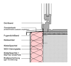 Detail Fensterbank Fenster Detail Fassadenschnitt Detailzeichnungen