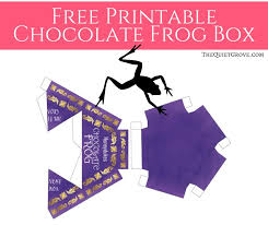How to make a chocolate gift box. Diy Chocolate Frog Boxes Wizard Cards With Free Printables The Quiet Grove