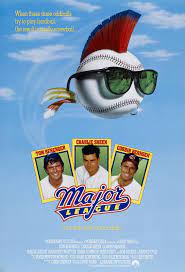 Major League Movie Poster 1989 Charlie Sheen Major League Movie Baseball Movies Sports Movie