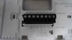 Set the heat anticipator for your system. Honeywell Thermostat Installation And Wiring Youtube Thermostat Installation Thermostat Wiring Heat Pump