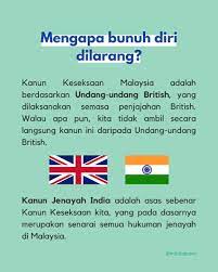 Akta ini, dipinda dengan memasukkan selepas seksyen f seksyen yang berikut. Mentalhealthmatters Mindakami On Twitter Adakah Anda Tahu Yang Bunuh Diri Merupakan Jenayah Di Malaysia Ini Berdasarkan Seksyen 309 Kanun Keseksaan Malaysia 1 6 Https T Co 4bgvgcohu0