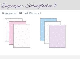 Auf deinem pc abspeichern und dann ausdrucken. Digipapier Zum Ausdrucken Schneeflocken 1 Im Pdf Und Jpg Format
