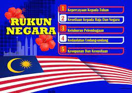 Belief in god, loyalty to king and country, supremacy of constitution, the rule of. Rukun Negara Malaysia Tuhan Malaysia