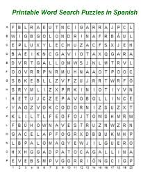 These free printable puzzles can be shared with the family. Spanish Word Search Puzzles Botanical Online