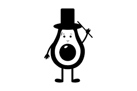 Download Avocado Wearing A Top Hat And Holding A Magic Wand Svg Cut File By Creative Fabrica Crafts Creative Fabrica PSD Mockup Templates