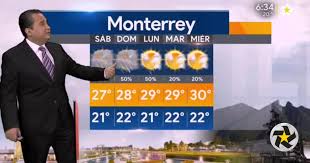Pronóstico del clima por horas para los próximos 5 dias. Espera Monterrey Un Viernes Con Chubasco Y Tormenta Ocasional