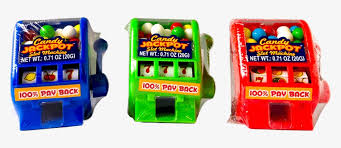 For tonight we jackpot baby! Kidsmania Candy Jackpot Slot Machine 12 Units Baby Toys Free Transparent Png Download Pngkey