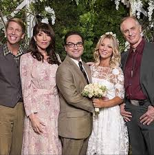 Real life exes Johnny Galecki and Kaley Cuoco get married on Big Bang  Theory - Mirror Online