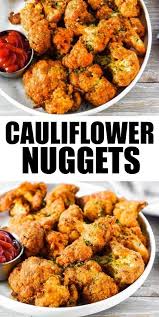 Cauliflower Nuggets Vegan Gluten Free Appetizer Recipes Recipes Vegetarian Crockpot Recipes