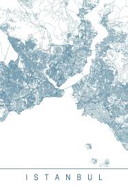 Moderner türkei 1923 aus den anatolischen überresten des besiegten osmanischen reiches von. Karte Map Istanbul Turkei Turkey Kunstdruck Turkei Karte Istanbul