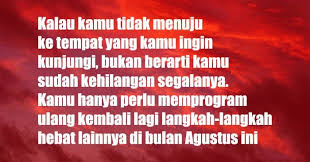 Beriktu akan kami bagikan kumpulan bacaan doa penutup acara yang. Kata Ucapan Bulan Agustus Untuk Status Dan Story Terbaru Kosngosan