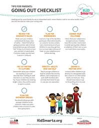 A Going Out Checklist To Keep Kids Safe While Out And About Parent Tips Child Safety Abduction Prevention Kidsma Keeping Kids Safe Checklist Family Fun