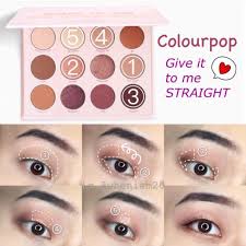 I loved downright as a crease colour, but not enough to keep the whole palette. Colourpop Give It To Me Straight Shopee Singapore