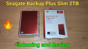 This portable hard drive is a great value and i would recommend it to you if you're looking for 2 terabytes of storage space that you can fit in your back pocket. Seagate Backup Plus Slim 2tb Hard Disk Unboxing Review Speed Test Youtube