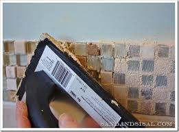 Bathroom tiles are an easy way to update your bathroom without completely renovating the whole room. Add A Glass Stone Tile Border Sand And Sisal Stone Glass Tiles Glass Tile Glass Tile Borders