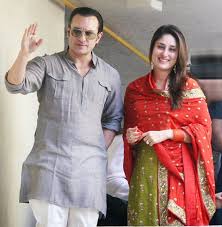 Saif And Kareena Kapoor Wedding Photos Kurta Designs Bollywood Stars Asian Outfits