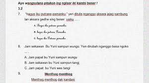 Soal bahasa jawa tentang basa krama. Soal Penilaian Tengah Semester 1 Bahasa Jawa Kelas 2 Dan Kunci Jawaban Sekolahdasar Net