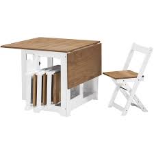 Seconique Santos Butterfly Dining Set In White Distressed Waxed Pine Amazon Co Uk Kitchen Folding Dining Table Space Saving Dining Table Dining Table Chairs