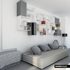 Living Room In Toni Neutri Canape Sofa Roche Bobois Escapade E Boiserie Composizione Tempo Giorno Novamobili Arredamento Parete Attrezzata Mobili