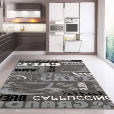 Haris kenjar urban electric lighting. Kitchen Rug Trendy Rug With Coffee Patterns Mottled Grey White Black Colours R9122 Ceres Webshop