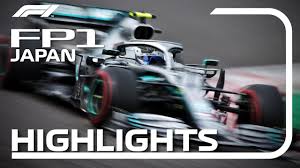 2019 Japanese Grand Prix Fp1 Highlights Youtube