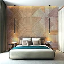 Wallpaper is an easy way to elevate a room. Download 42 Bedroom Bed Back Wall Wooden Design
