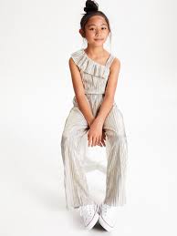 John Lewis Partners Pleated Jumpsuit Silver Pleated Jumpsuit Asymmetrical Tops Pleated