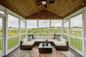 30 Delightful And Intimate Three Season Screened Porch Ideas
