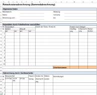 Diese vorlagen sind praxiserprobt und für den optimalen druck vorbereitet. Vorlage Formular Fur Dienstreiseantrag Reisekostenabrechnung Und Privatzung Pkw Fur Arbeitnehmer