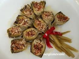 nergismevsimi enginar dolmasi buketi yemek tarifleri yemek enginar