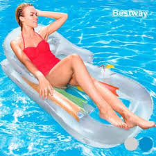 Bouee Gonflable Fauteuil Allonge Pour Piscine Et Mer Avec 1 Rustine Equipements De Piscine Achat Prix Fnac
