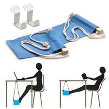 Bei idealo.de günstige preise für fussstütze schreibtisch vergleichen. Tragbare Fuss Hangematte Buro Schreibtisch Fussstutze Tisch Reise Fusshangematte Ebay