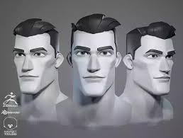 Cartoon male character Thomas base mesh