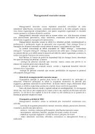 Descărcați ca pdf, txt sau citiți online pe scribd. Doc Managementul Resurselor Umane Ana Claudia Chirila Academia Edu