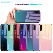 Gradient Glass Phone Case Case For Huawei P Smart 2019 P20 Pro Lite Mate20 Nova3i Honor V20 10 8x Magic2 Colorful Cover Shell Review Telefonlar