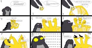 Godzilla x Ghidorah silly comic by Creden34 -- Fur Affinity [dot] net