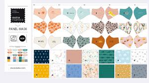 Free face mask pattern for sewing pleated fabric face masks with diy fabric ties or elastic loops. Sew 13 Face Masks Easily With The New Mask Panel For The Whole Family